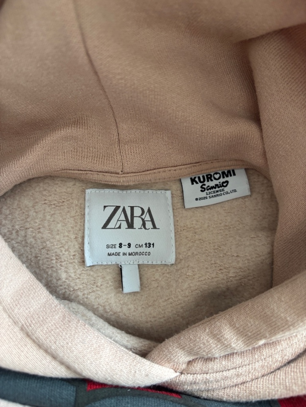 Zara Pink Kuromi Heart Graphic Hoodie - Picture 3 of 3